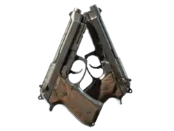 Souvenir Dual Berettas | Oil Change (Battle-Scarred)