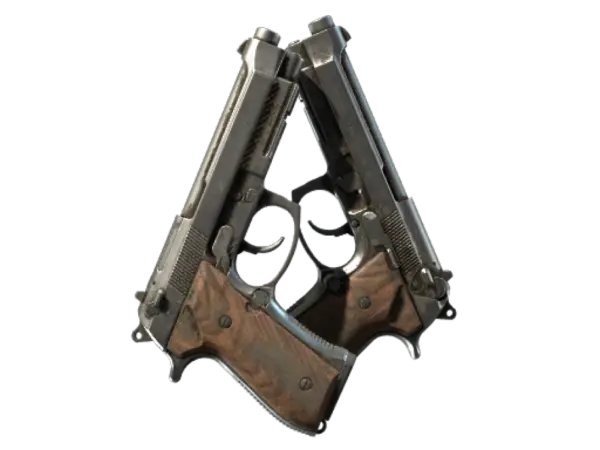Souvenir Dual Berettas | Oil Change (Battle-Scarred)