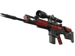 SCAR-20 | Crimson Web (Well-Worn)