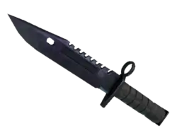 ★ StatTrak™ M9 Bayonet | Blue Steel (Well-Worn)