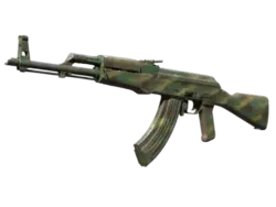 Souvenir AK-47 | Jungle Spray (Well-Worn)