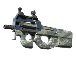 Souvenir P90 | Blue Tac (Minimal Wear)