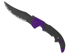 ★ Falchion Knife | Ultraviolet (Well-Worn)