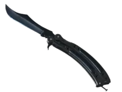 ★ StatTrak™ Butterfly Knife | Blue Steel (Factory New)